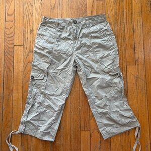Light Gray Cargo Capris